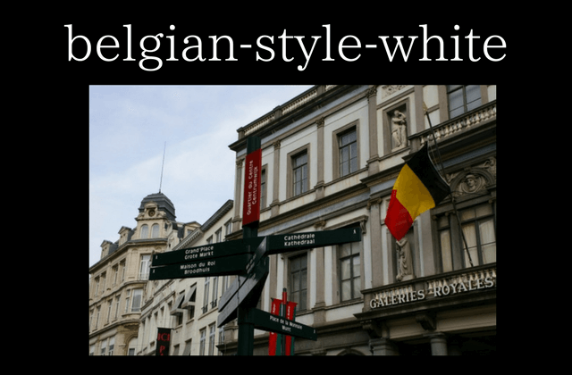 ベルギーホワイトビール